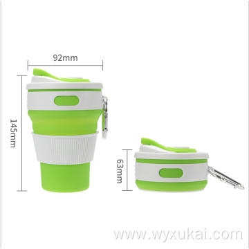 350ml Travel Foldable Camping Folding Silicone Coffee Cups